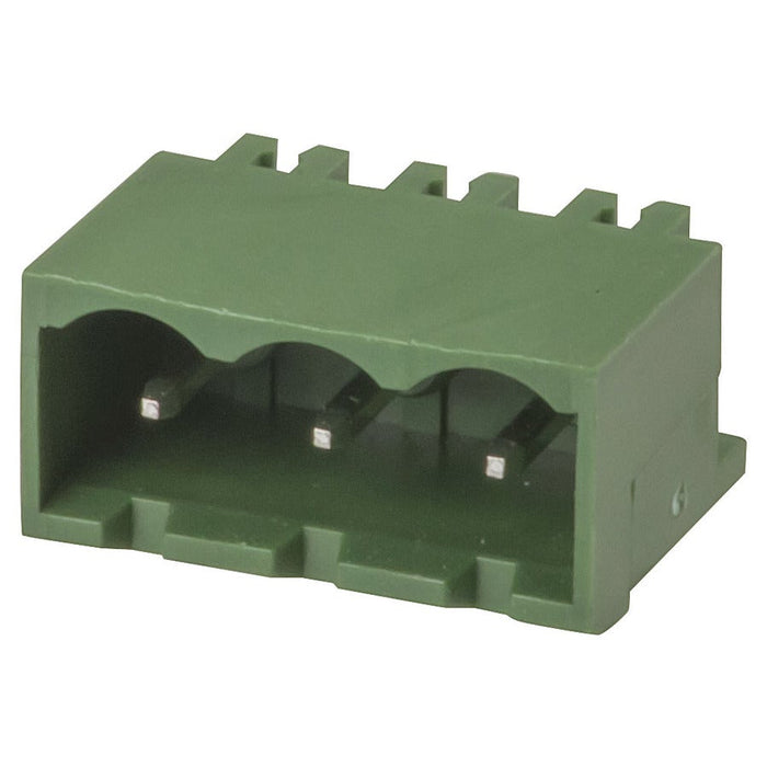 3 Pole PC Mount Pluggable Header - 5.08mm - Vertical - Folders