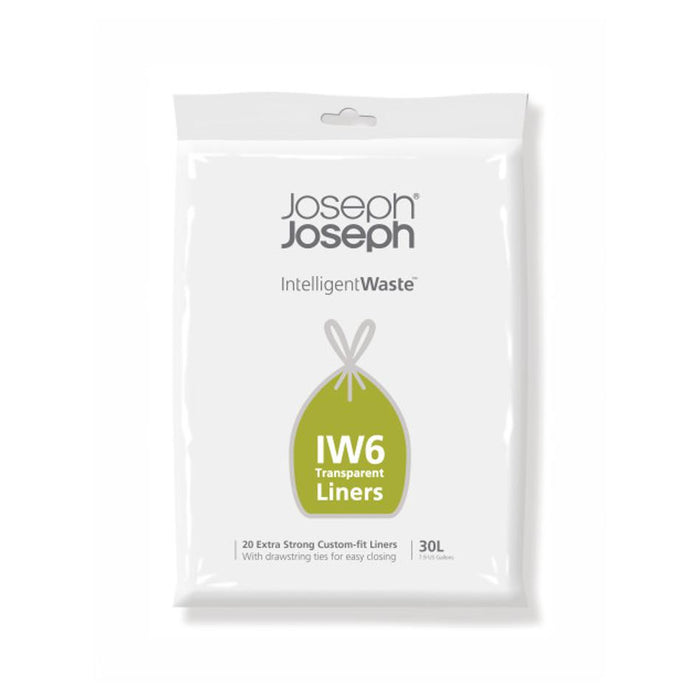 Joseph Joseph IW6 30L Clear Liners 20 Pack 30118