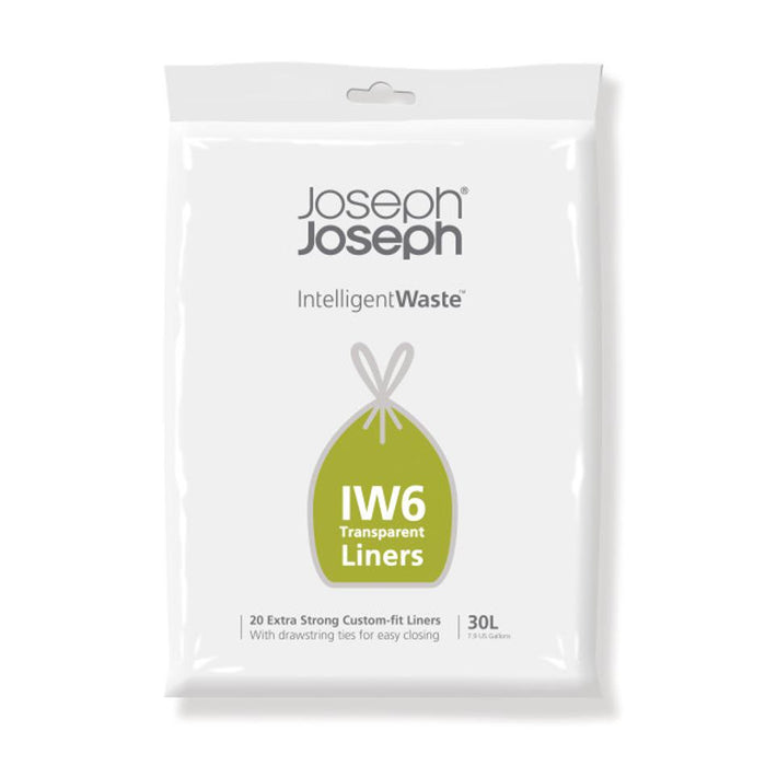 Joseph Joseph IW6 30L Clear Liners 20 Pack 30118