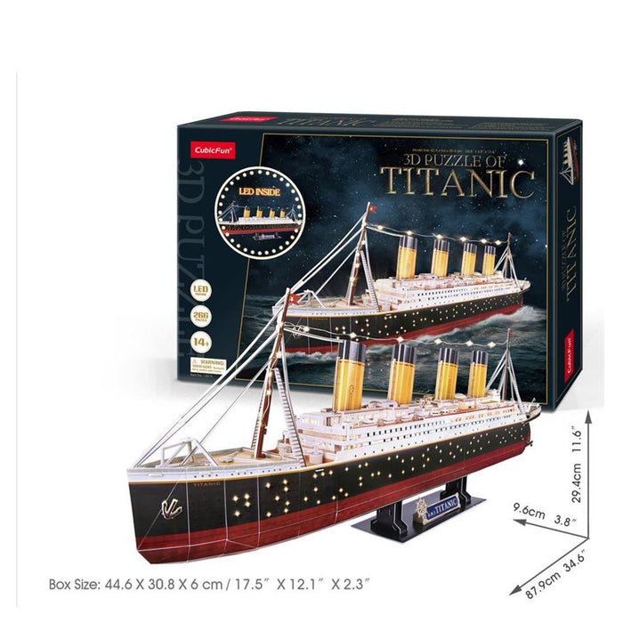 Holdson 3D Puzzle - Titanic XL with LED lights 30521