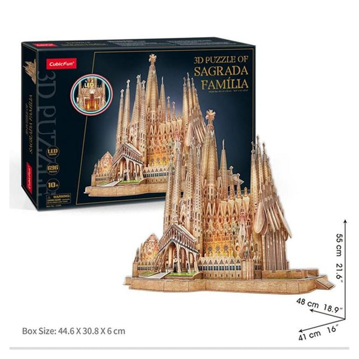 Holdson 3D Puzzle - Sagrada Familia XL with LED Lights 30530