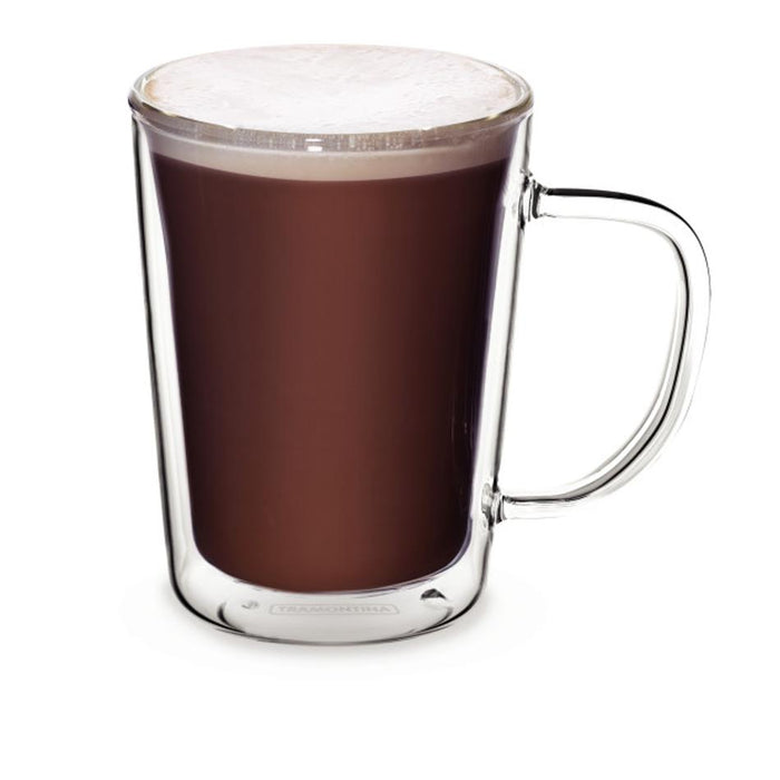 Tramontina Double Wall Coffee Cup With Handle 250ml  - Set 2 38368251_3