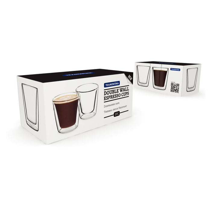 Tramontina Double Wall Espresso Glass 85ml - Set 2 38370381_2