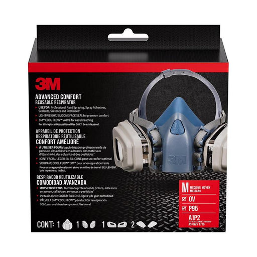 3M Respirator Pro Paint 7512PA1-A-PS Medium 10082_1