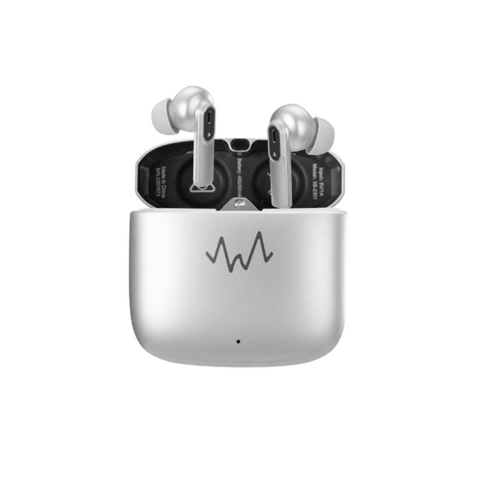 Wave Audio ENC True Wireless Earbuds Immersive Pro Silver 3S-2301