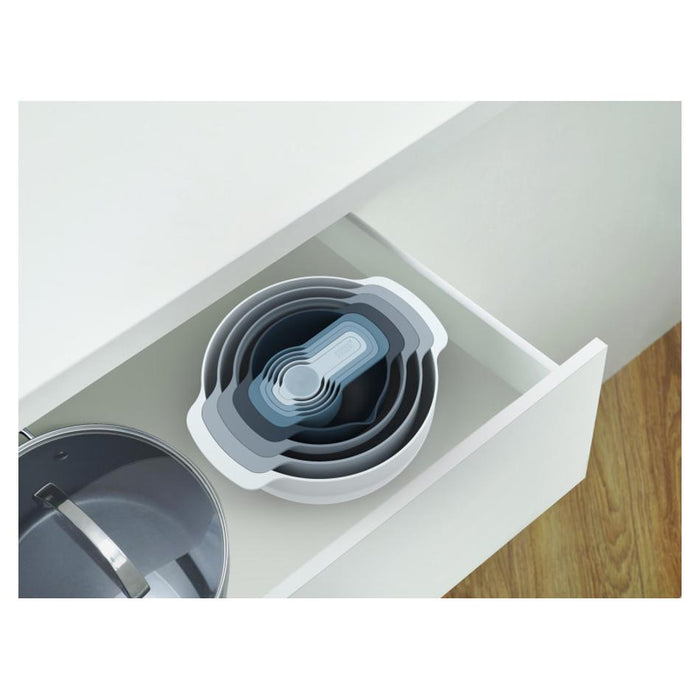 Joseph Joseph Nest 9 Plus 9-piece food preparation set - Sky 40101