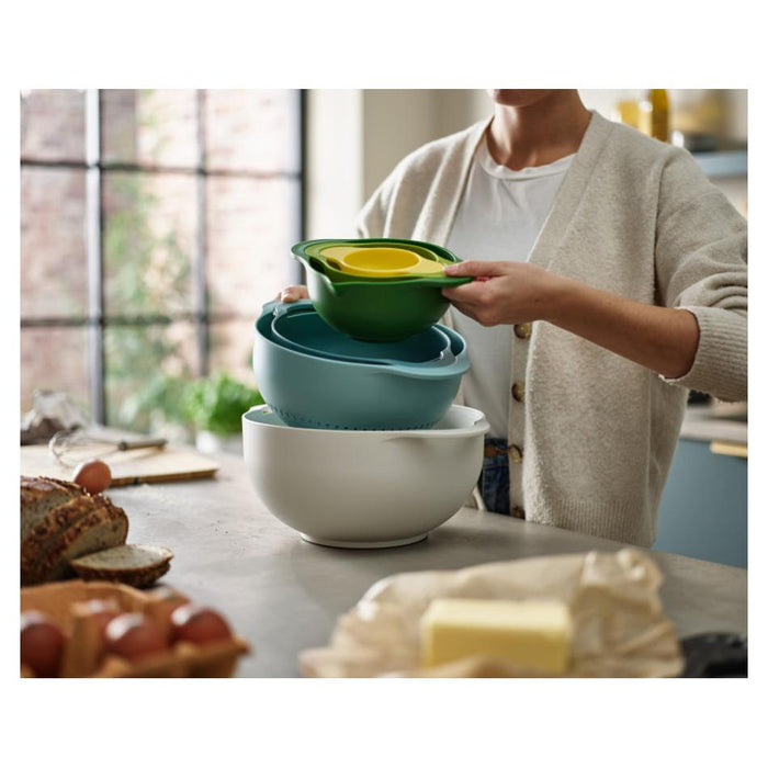 Joseph Joseph Duo 6pc Food Preparation Bowl Set (Opal) 40116