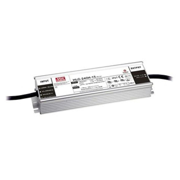 Mean Well 240W 12V 20A Hlg Series Metal Case Led Driver Power Supply With Cc+Cv And Au Main Plug With Ground