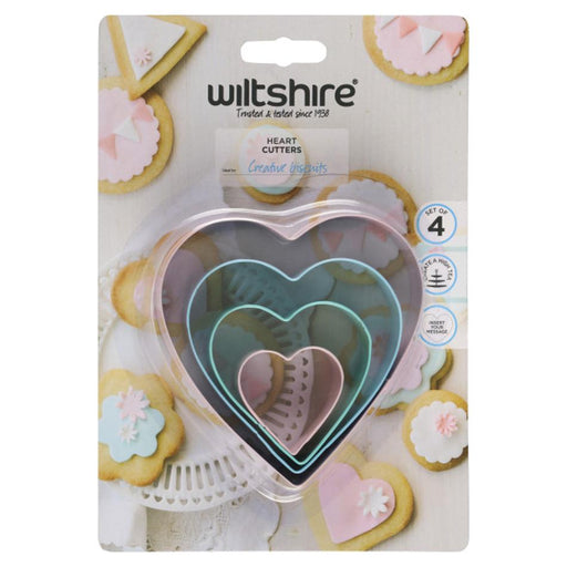 Wiltshire Heart Cutters 4Pieces 40537_1