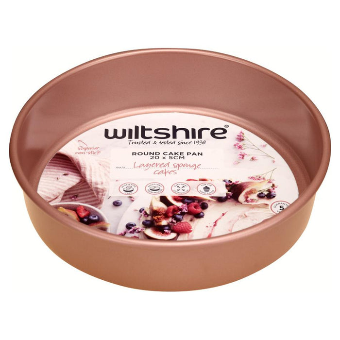 Wiltshire Rose Gold Round Cake Pan 20cm 40592