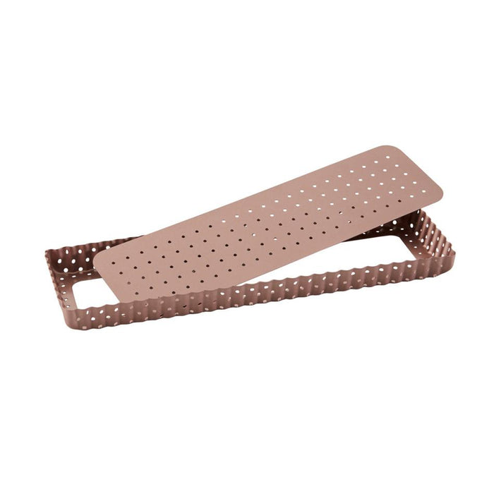 Wiltshire Rose Gold Perforated Rectangle Tart Pan 40719