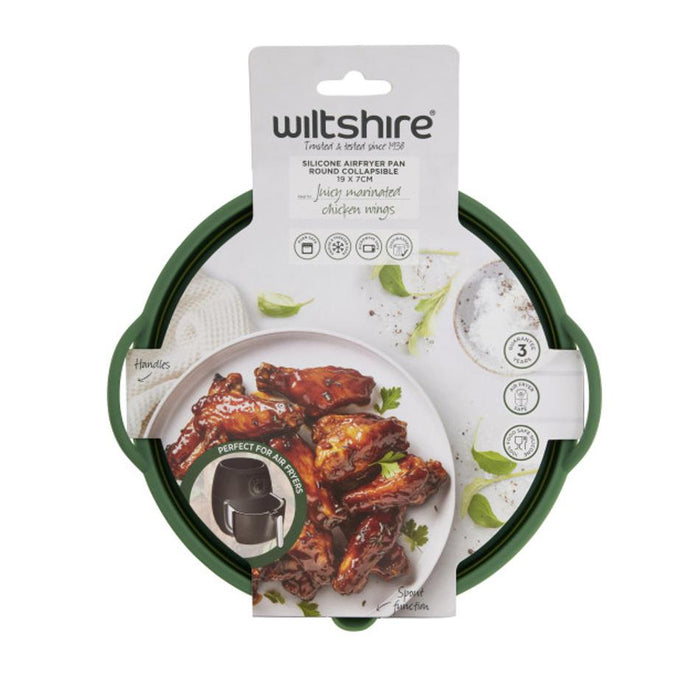 Wiltshire Silicone Air Fryer Round Collapsible Pan 19cm 40885_2