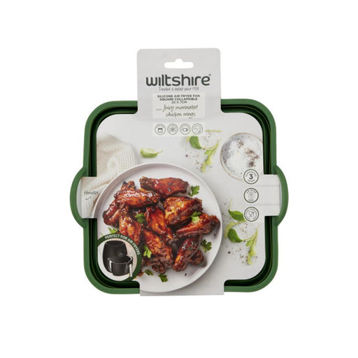 Wiltshire Silicone Air Fryer Square Collapsible Pan 20cm 40886_2