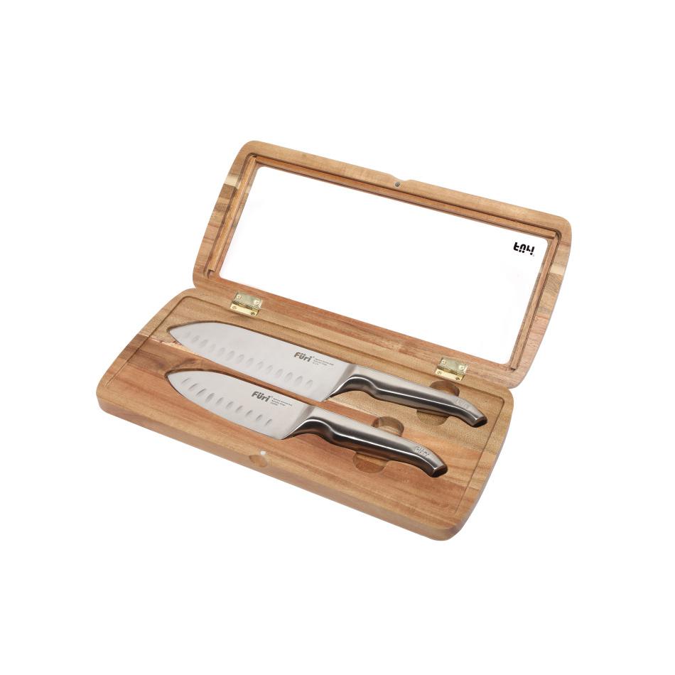 Furi Pro East/West Santoku Knife Set 2 Piece 41354 1