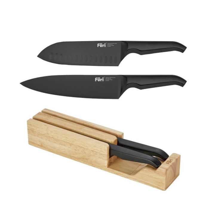 Furi Jet Black Knife Set 41483