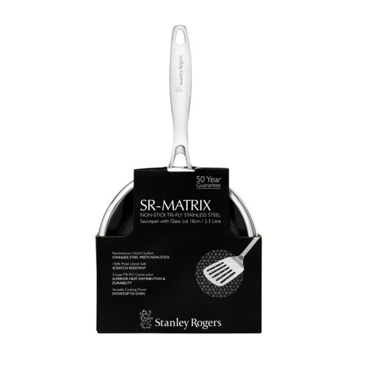 SR-Matrix Non-stick Saucepan with Glass Lid 18cm / 2.3L_2