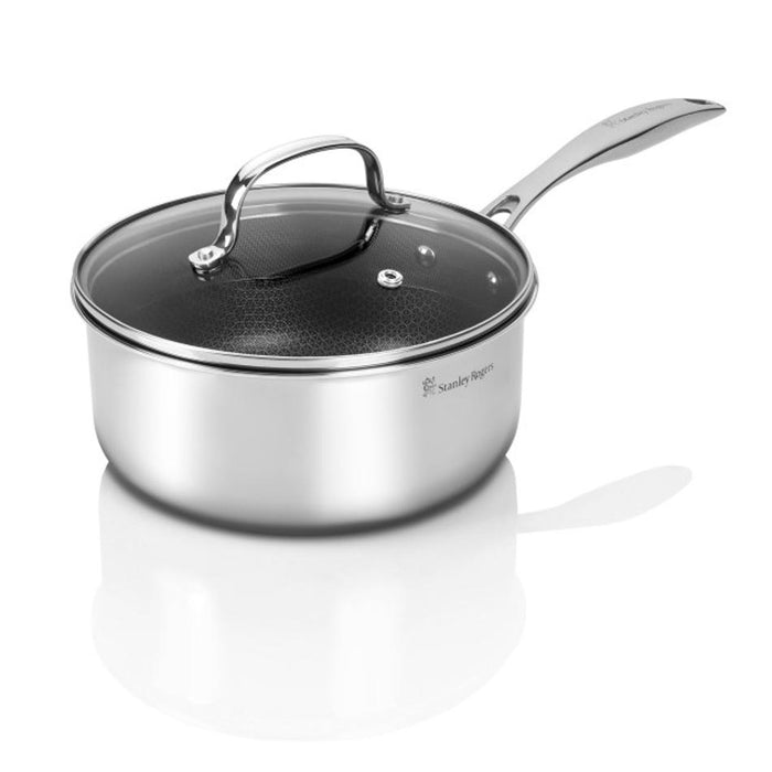 SR-Matrix Non-stick Saucepan with Glass Lid 20cm / 3.0L_3