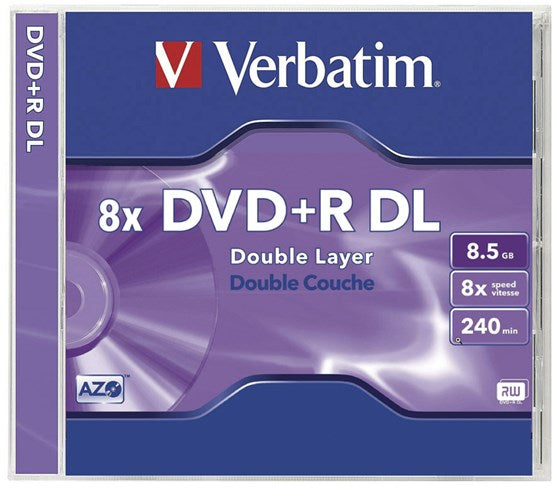 Verbatim DataLifePlus DVD+R 8.5GB Single