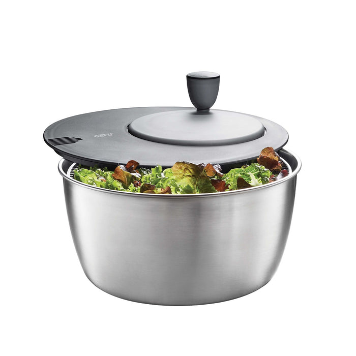 Gefu Rotare 3L Salad Spinner - Stainless Steel, Model 44162
