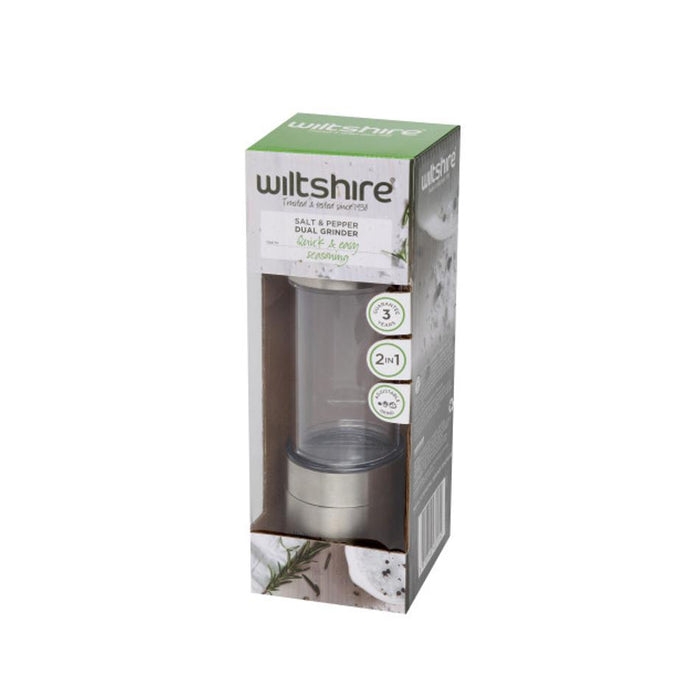 Wiltshire Dual Grinder Stainless Steel 19cm 48105