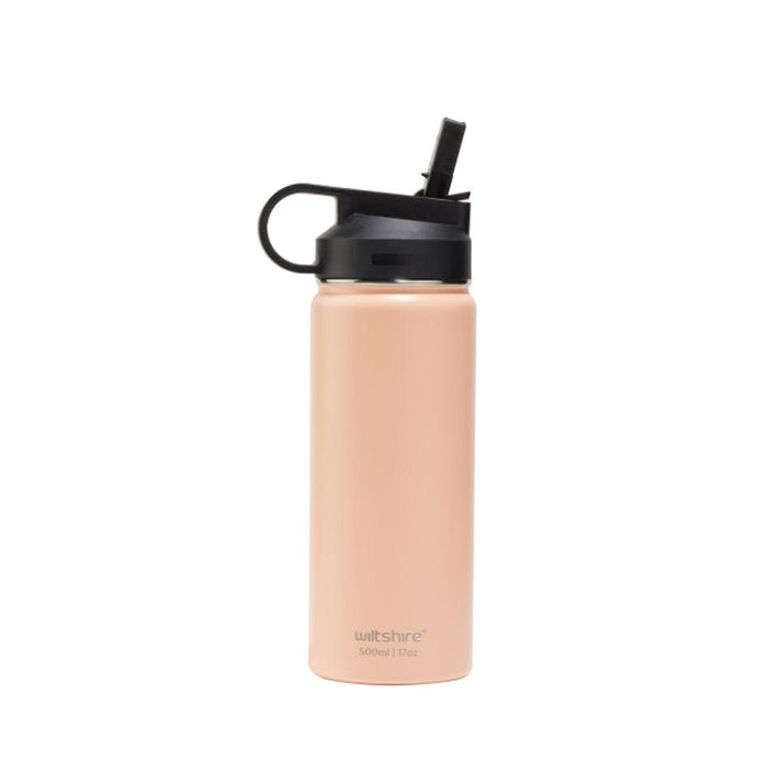 Wiltshire Stainless Steel Bottle Peach 500ml 48178_3