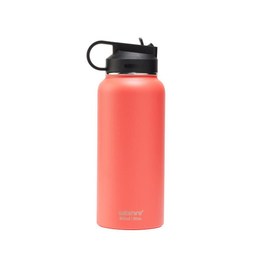 Wiltshire Stainless Steel Bottle Coral 900ml 48182_1