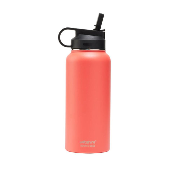 Wiltshire Stainless Steel Bottle Coral 900ml 48182_2