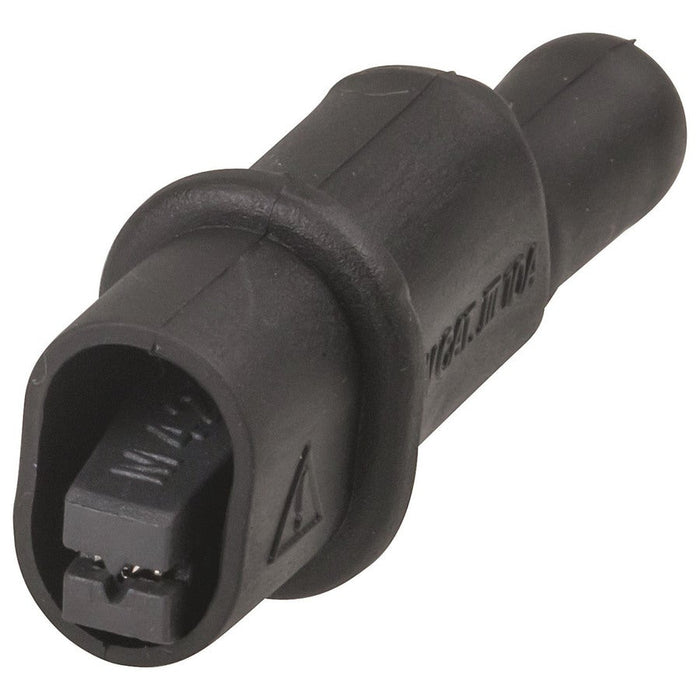 4mm Banana Socket to Alligator Clip - Black - Folders