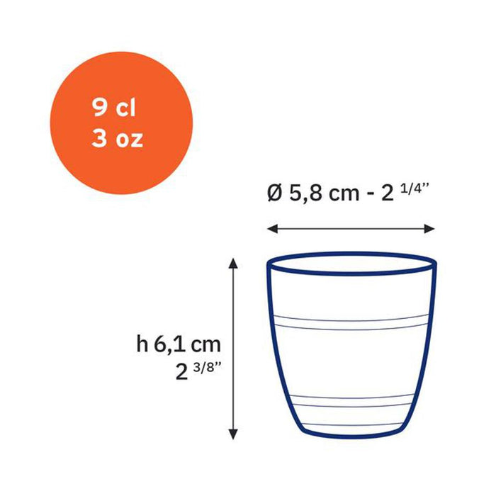 Duralex Gigogne Tumbler 90ml - Set 6 50041DU_4