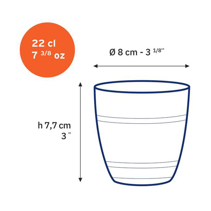 Duralex Gigogne Tumbler 220ml - Set 6 50043DU_4