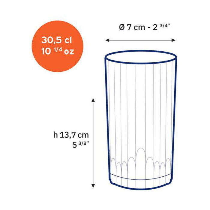 Duralex Manhattan Tumbler 305ml - Set 6 50248DU_2