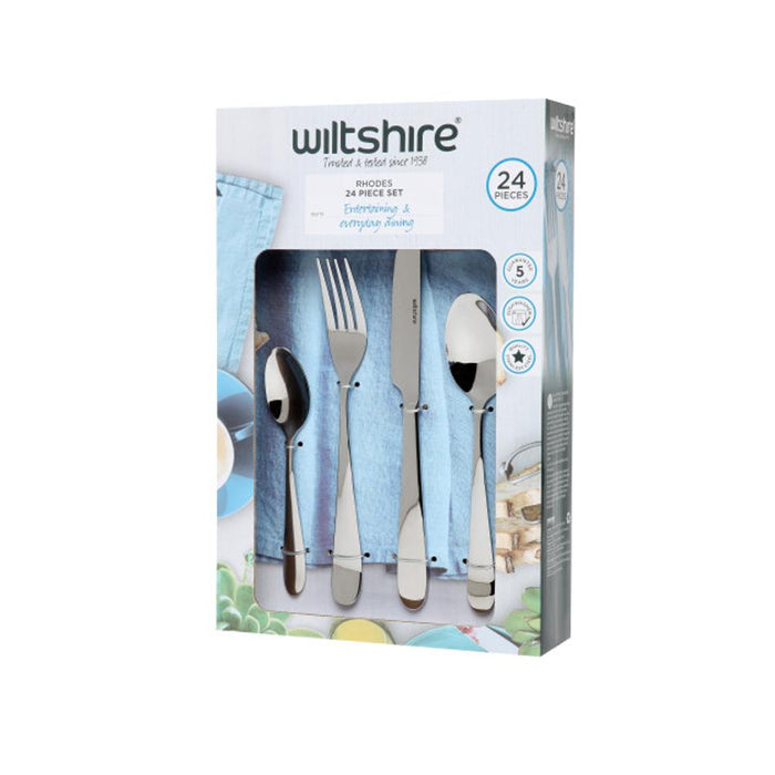 Wiltshire Rhodes 24Piece Cutlery Set 50635