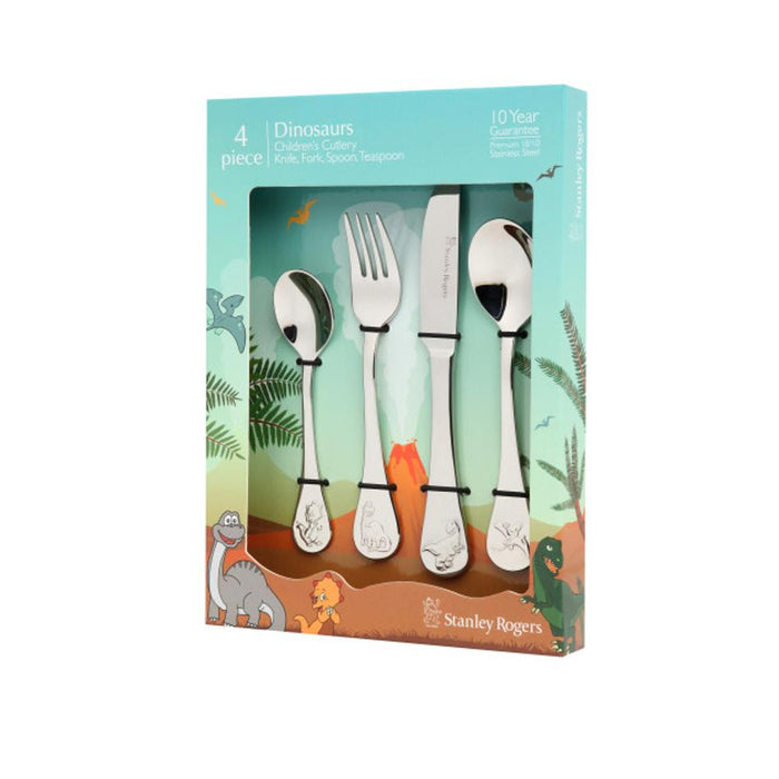 Stanley Rogers Children's Cutlery 4 Piece Set - Dinosaurs 50744