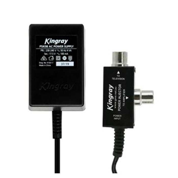 Kingray 17.5V Ac 100Ma Plug Pack With Pal Connection On Power Injector_1