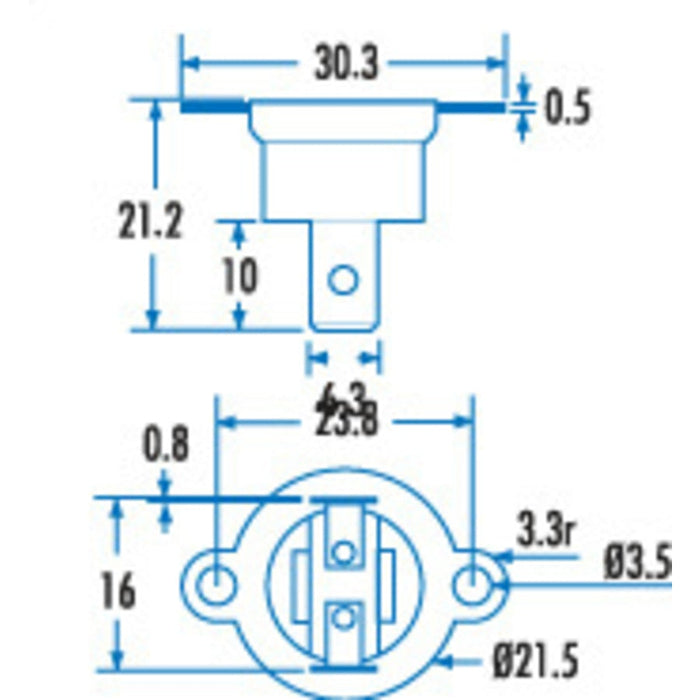 60°C Thermal Circuit Breaker/Switch - Folders