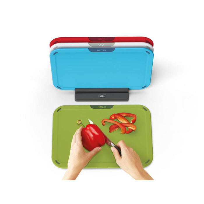 Joseph Joseph Duo 4-piece Chopping Board Set with Storage Stand 60220_5