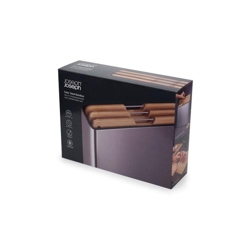 Joseph Joseph Folio Steel Bamboo 3 Piece Board Set 60229_2