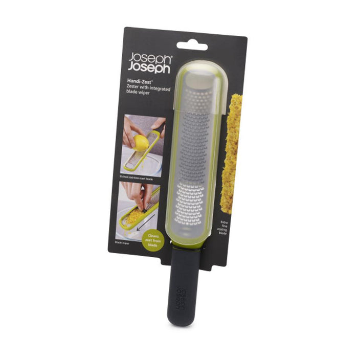 Joseph Joseph Handi-Zest Zester with Integrated Blade Wiper 63803