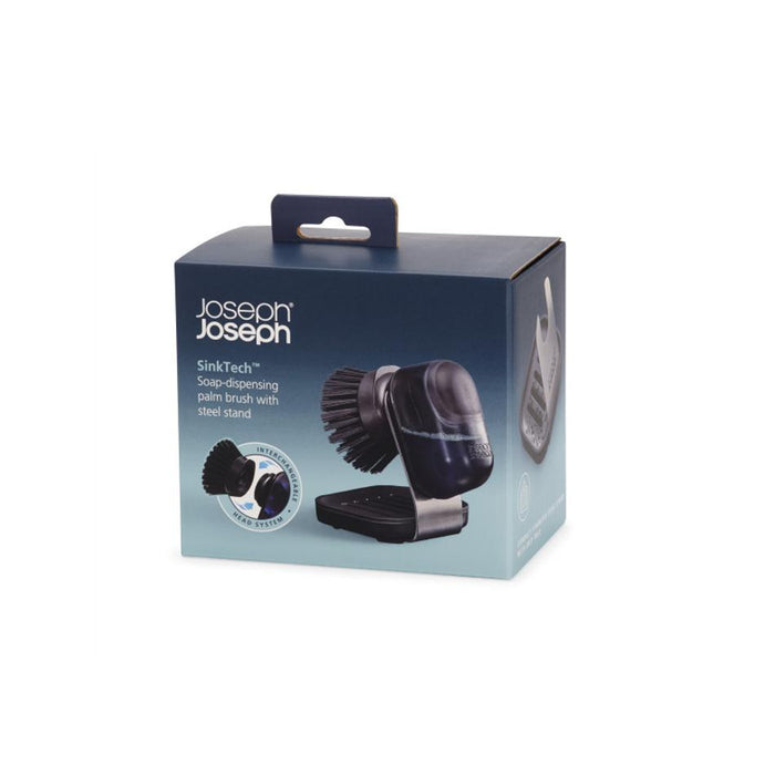 SinkTech Soap-dispensing palm brush with stainless-steel  storage stand_2