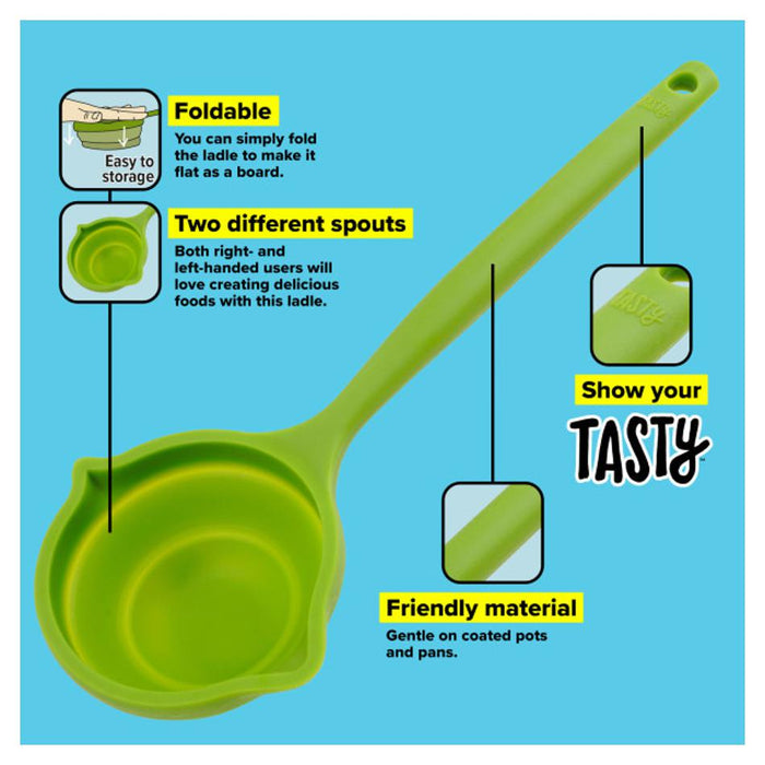 Tasty Silicone Foldable Ladle 678203