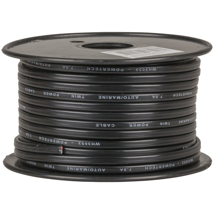 7.5A 2-Core Tinned/Auto Marine Power Cable 30m Roll - Folders