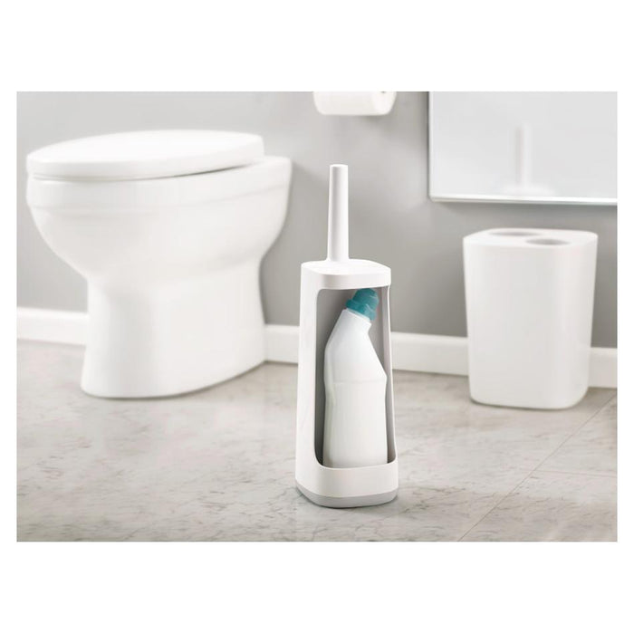 Joseph Joseph Flex Silicone Toilet Brush With Storage - White 70516X