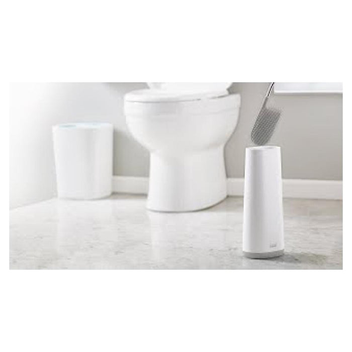 Joseph Joseph Flex Silicone Toilet Brush With Storage - White 70516X