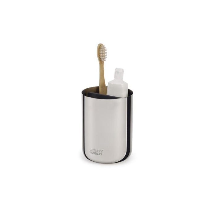 Joseph Joseph EasyStore Luxe Toothbrush Caddy - Stainless Steel 70580