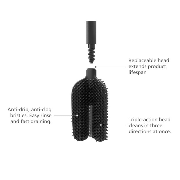 Joseph Joseph Flex Toilet Brush - Black 70597