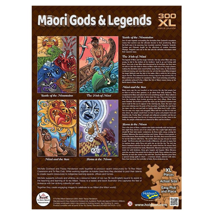 Holdson Puzzle - Māori Gods & Legends, 300pc XL (Māui and the Sun)