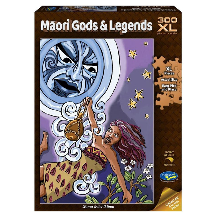 Holdson Puzzle - Māori Gods & Legends, 300pc XL (Rona & the Moon)