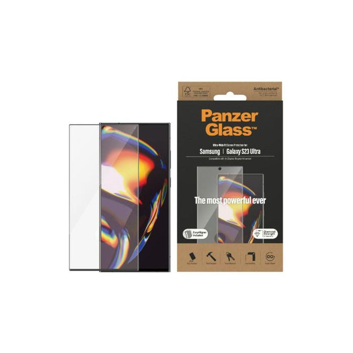 PanzerGlass UltraWide Fit w/ Aligner SP Samsung GS23 Ultra 7317