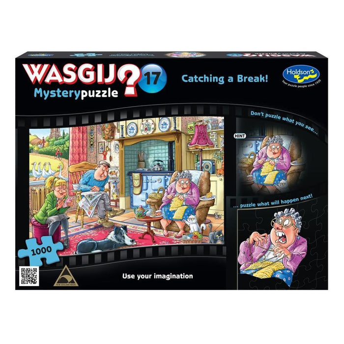 Holdson Puzzle - Wasgij Mystery 17 1000pc (Catching A Break!) 77239