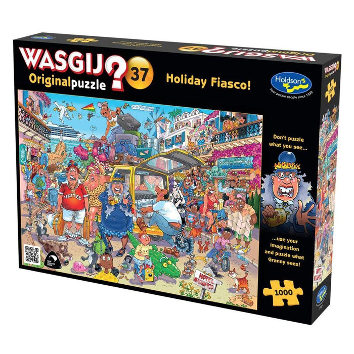 Holdson Puzzle - Wasgij Original 37, 1000pc (Holiday Fiasco) 77401